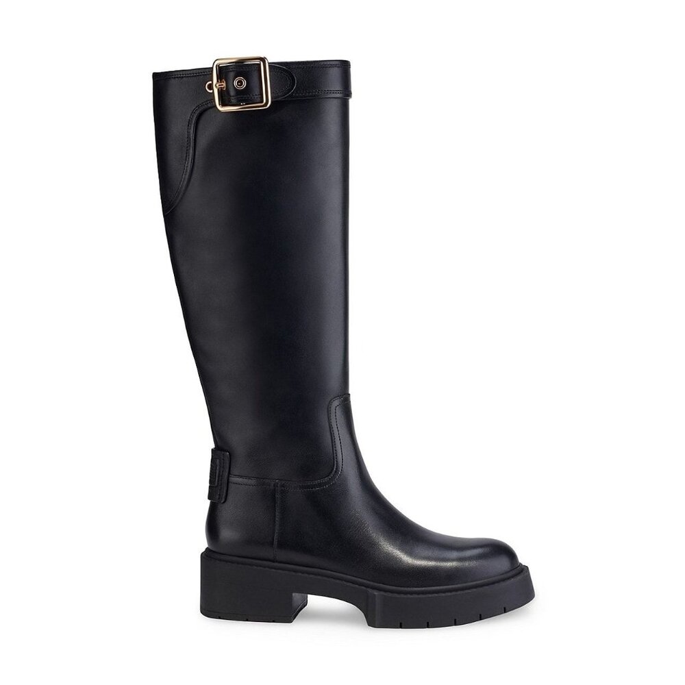Coach Black Over the Knee Boots - Picture 2 of 4